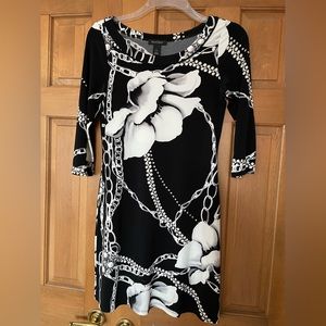 White House Black Market patterned dress